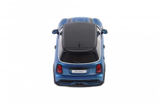 MINI COOPER S BLUE 2021 OttOmobile 1:18 Resinemodell (Türen, Motorhaube... nicht zu öffnen!)